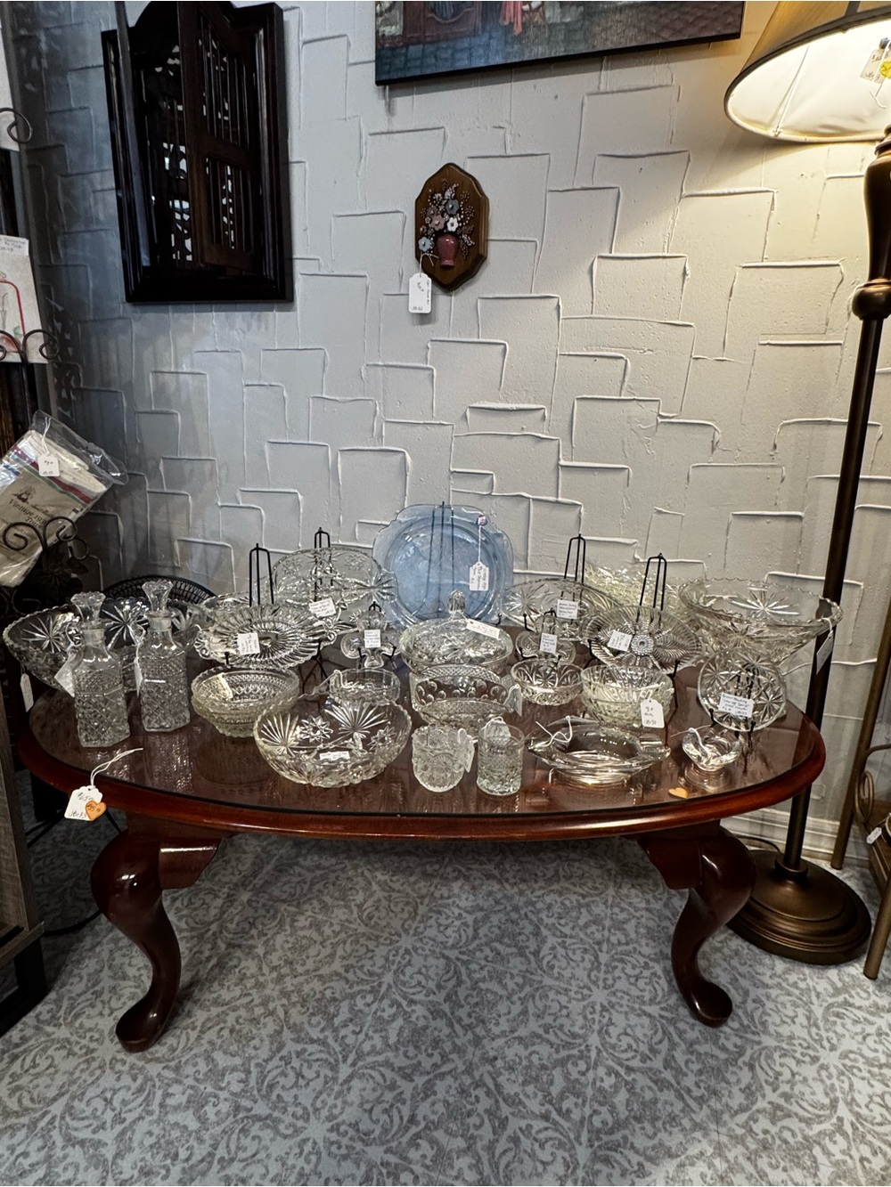 Assortment of Vintage Anchor Hocking glassware